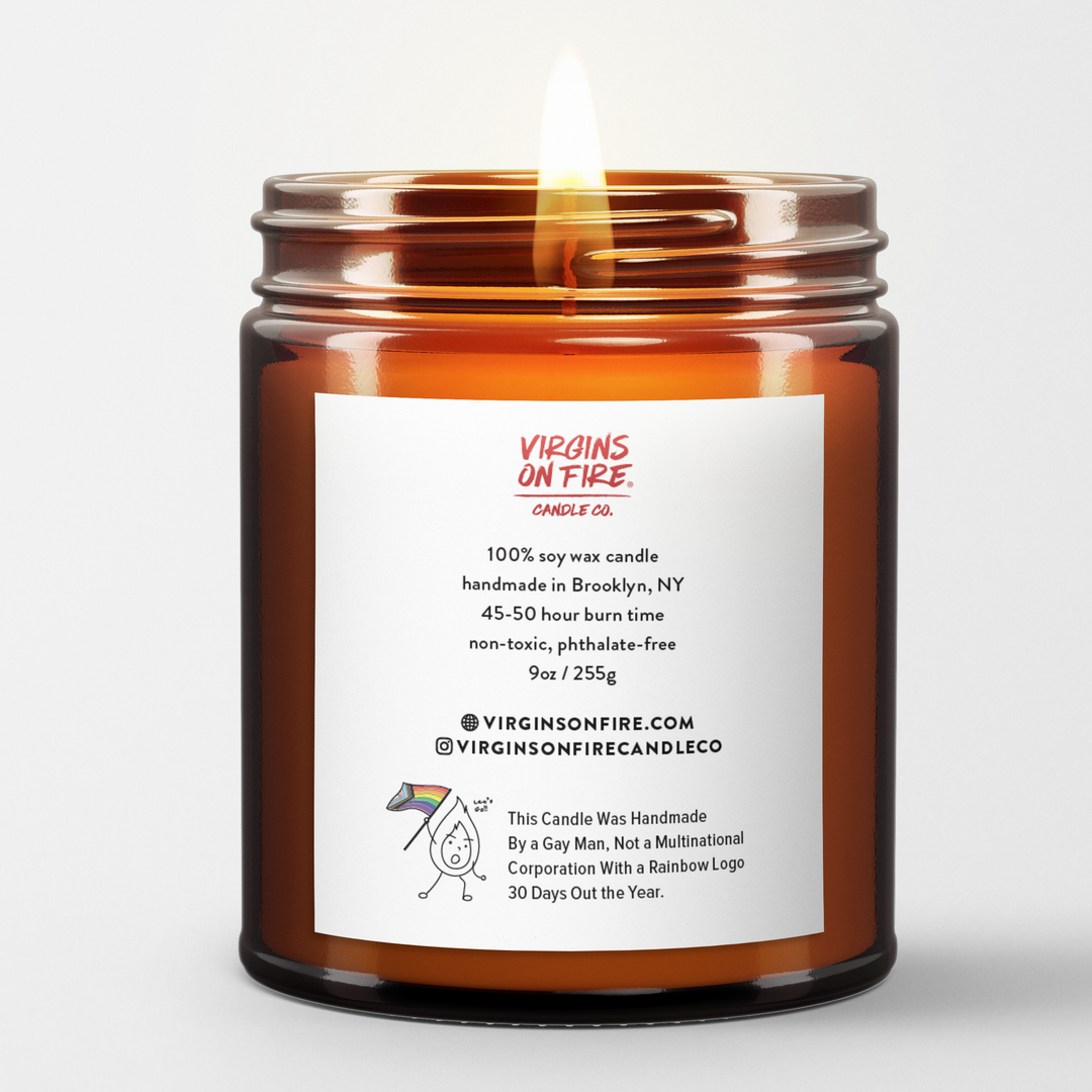 BEING AFRAID OF IMMIGRANTS BUT OKAY WITH FASCISM Soy Candle