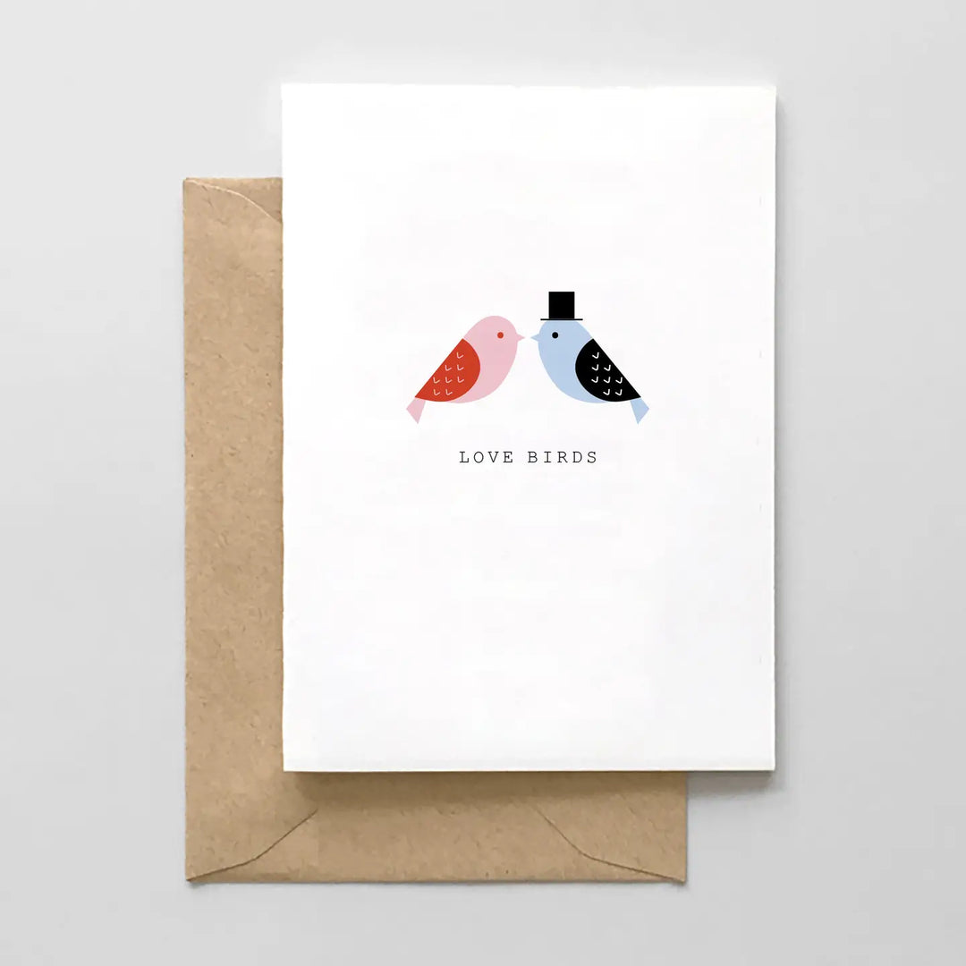 Love Birds - Wedding Card