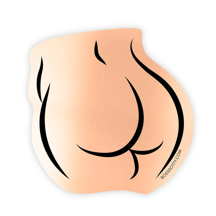 Rose Gold Butt Sticker
