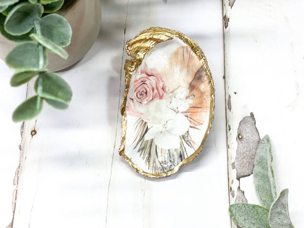 Dried Palms Oyster Trinket Dish