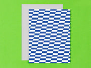 Space Time Checks Assorted Pattern Blank Greeting Card Set
