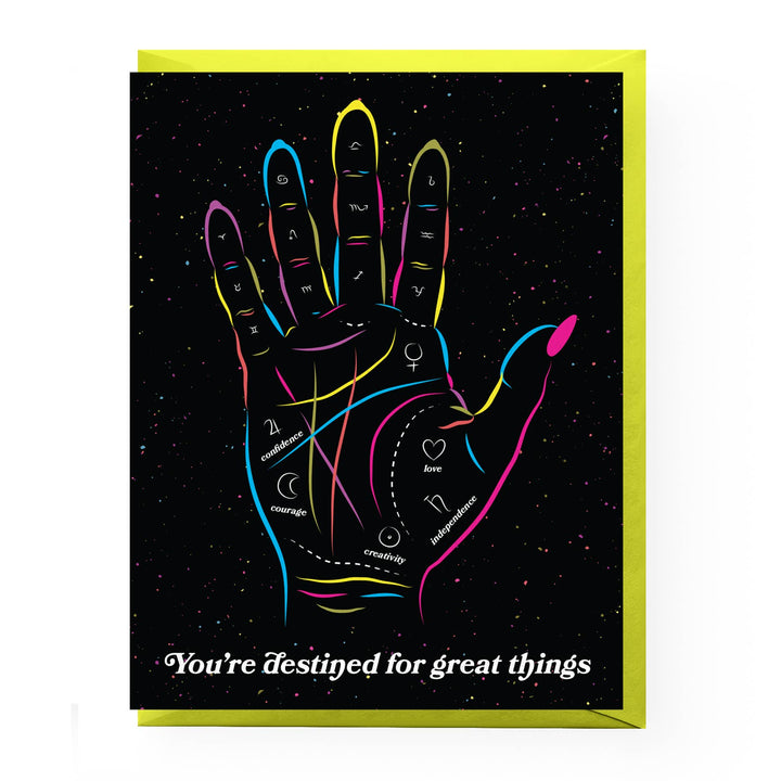 Palmistry Encouragement Card