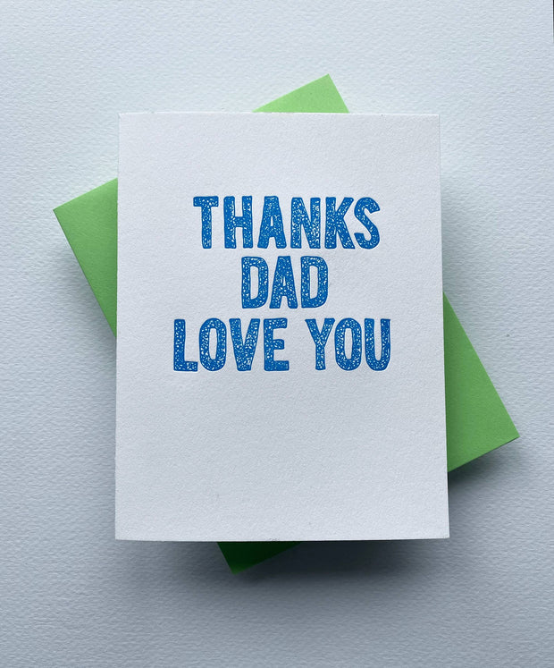 Thanks Dad, Love You