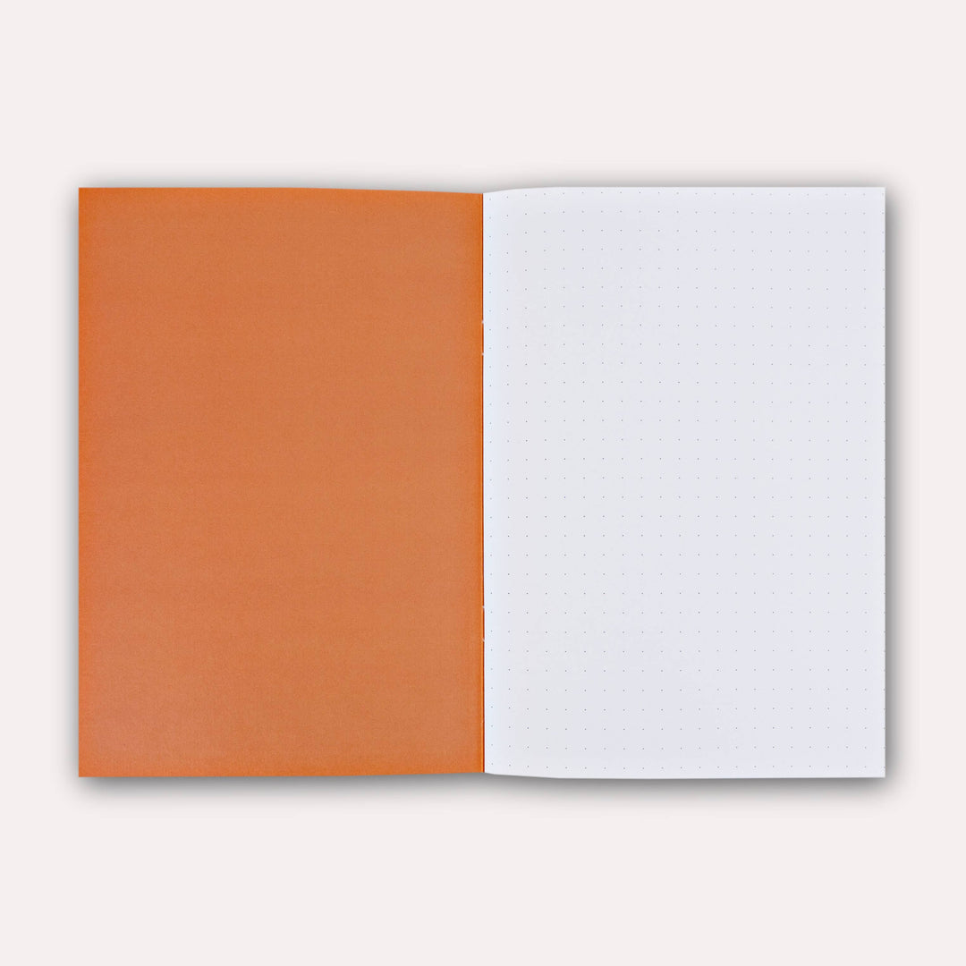 Ginger Slimline Notebook: Lined