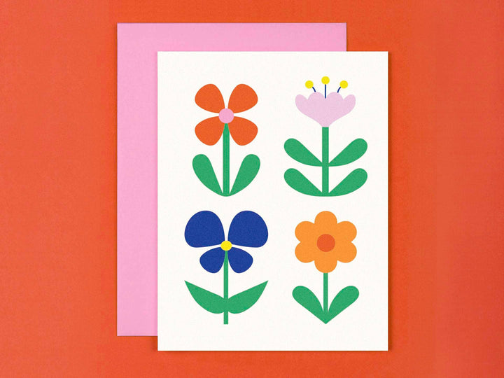 Gang of Fleurs No. 2 Blank Card