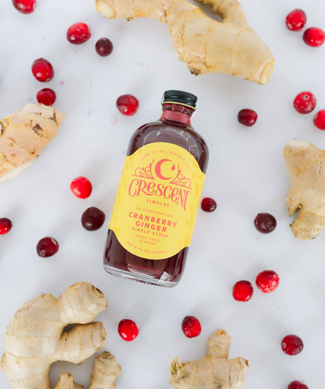 Cranberry Ginger Simple Syrup