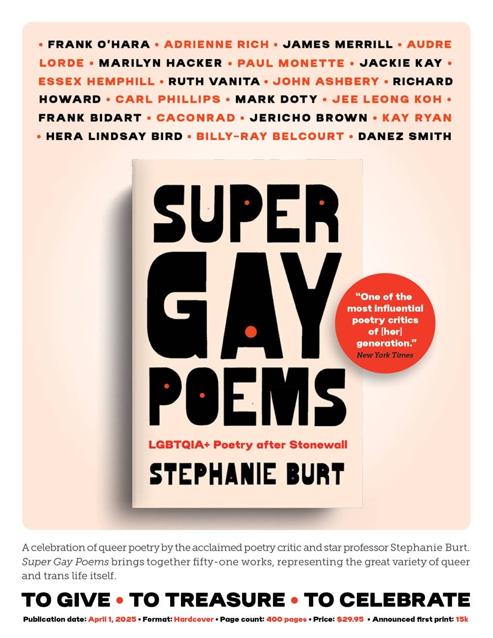 Super Gay Poems: LGBTQIA+ Poetry After Stonewall