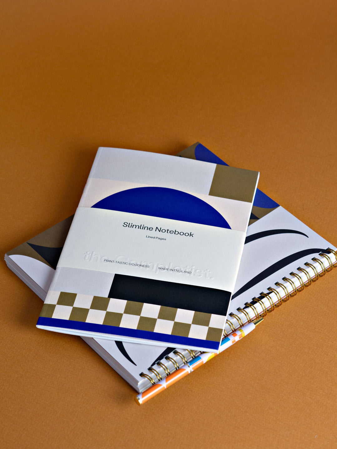 Ginger Slimline Notebook: Lined