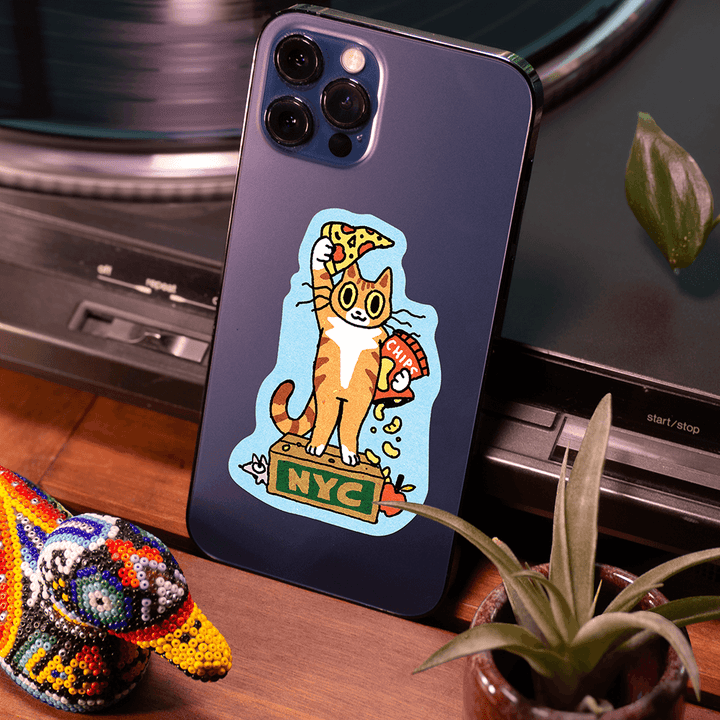 New York Kitty Sticker