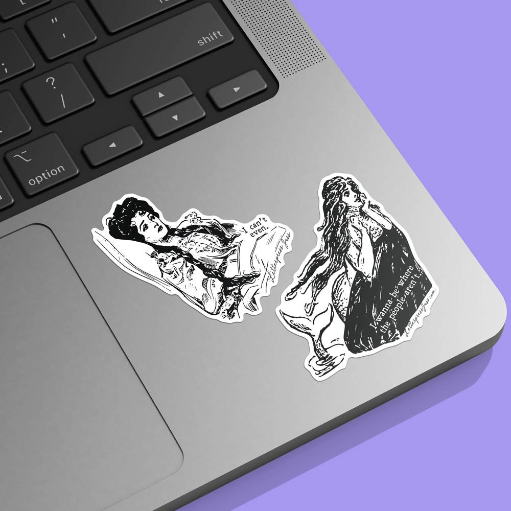 Gibson Girl Where the People Aren't Sticker