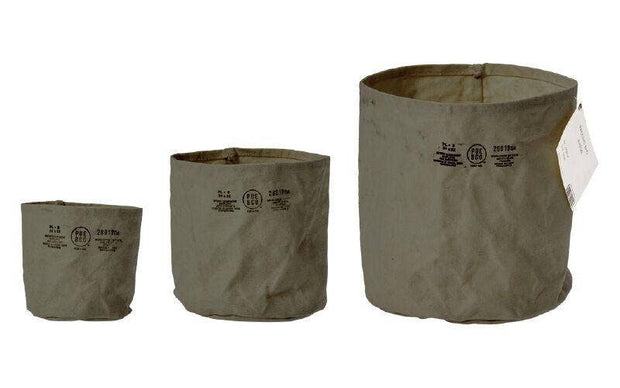 CANVAS POT COVER - LARGE - GREEN