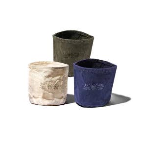 CANVAS POT COVER - MEDIUM - OFF WHITE