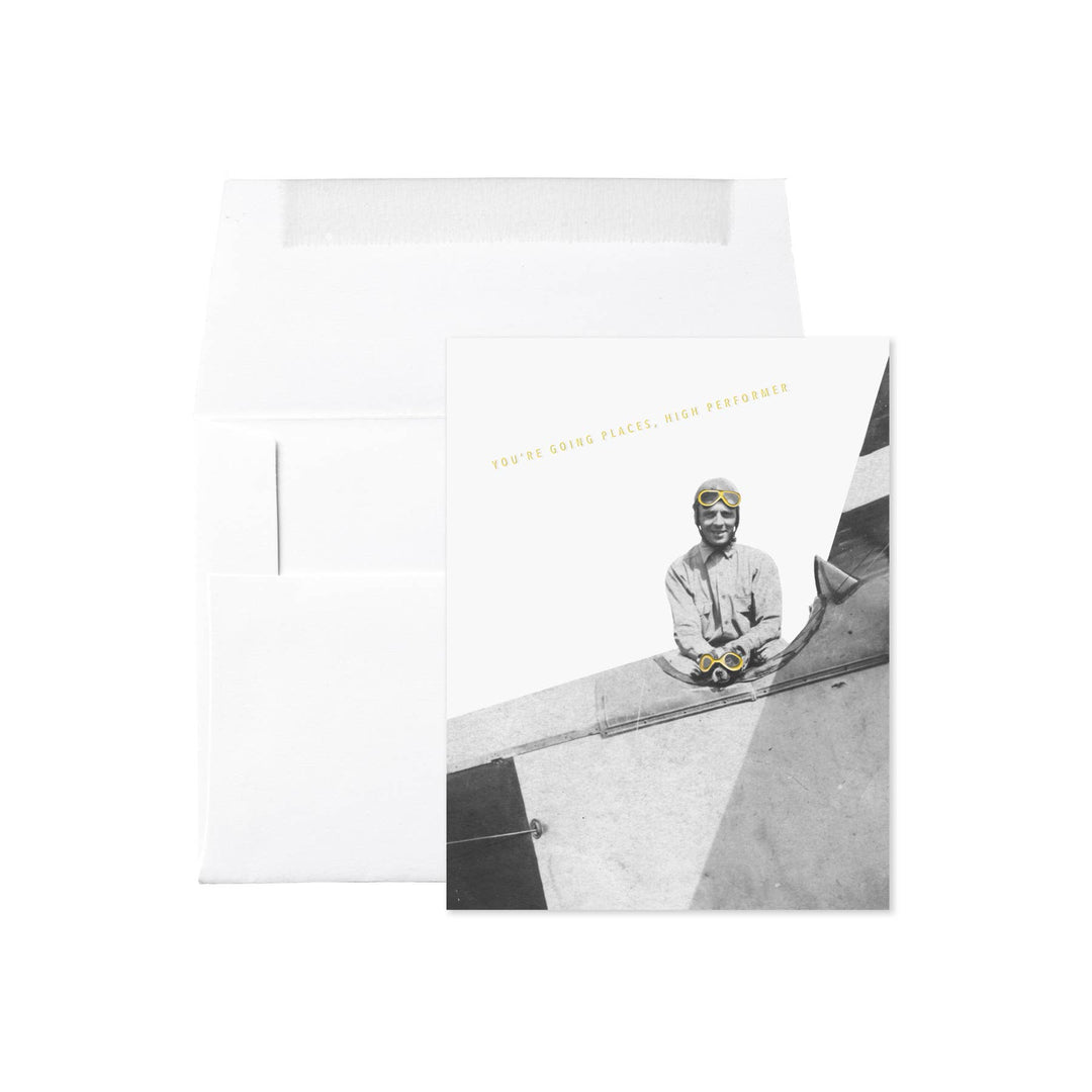 Dog Co-Pilot You're Going Places High Performer Card