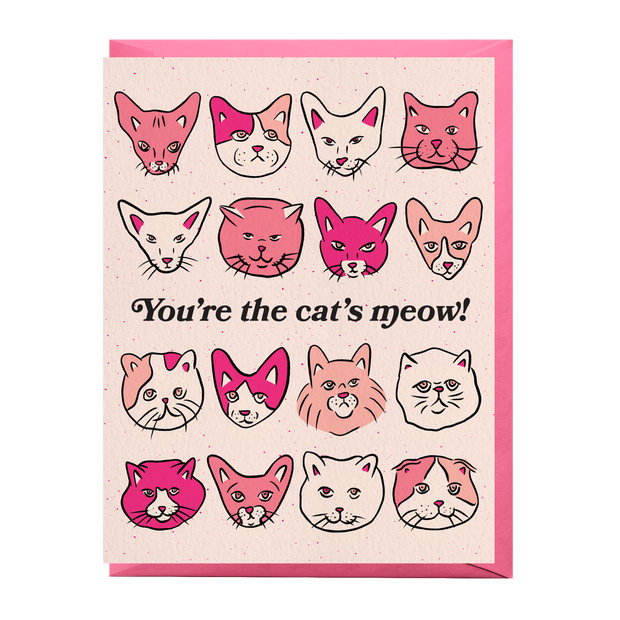 Cat's Meow Friendship Card