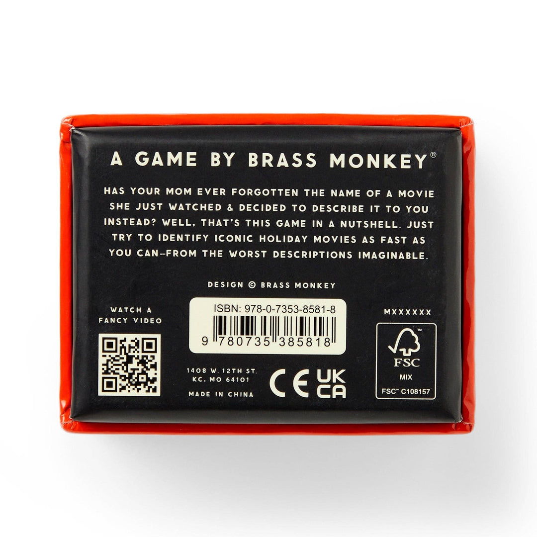 Brass Monkey Mini Poorly Explained Movies - Holiday Edition