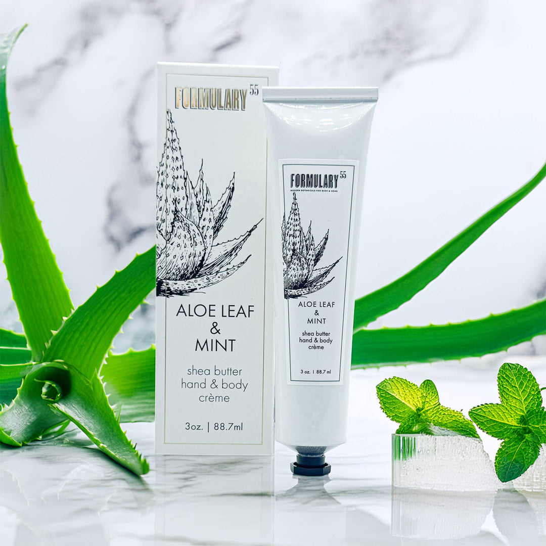 Aloe Leaf & Mint  - Shea Butter Hand Creme