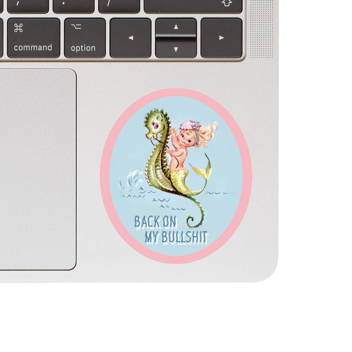 Funny Bullshit Swear Vintage High Quality Vinyl Sticker