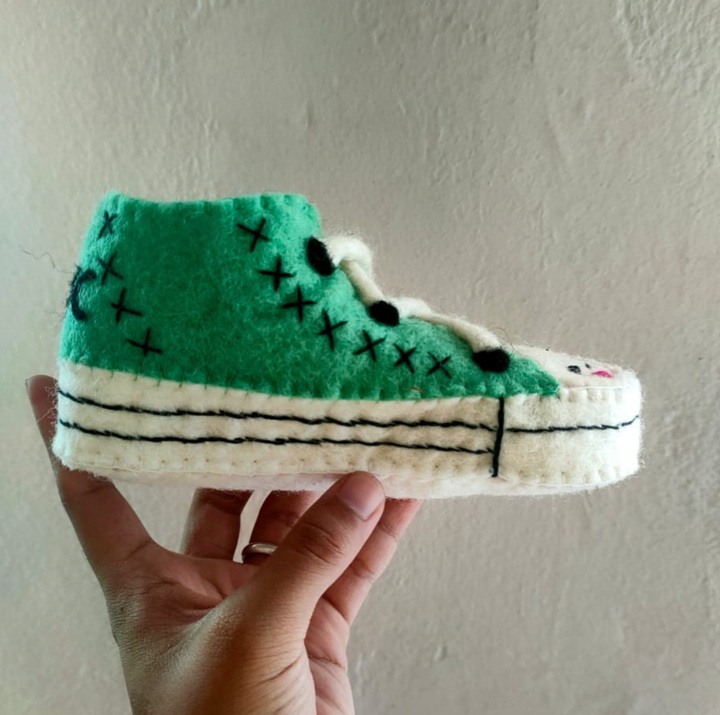 NYC Shoe Squeaker Toy - Liberty Green