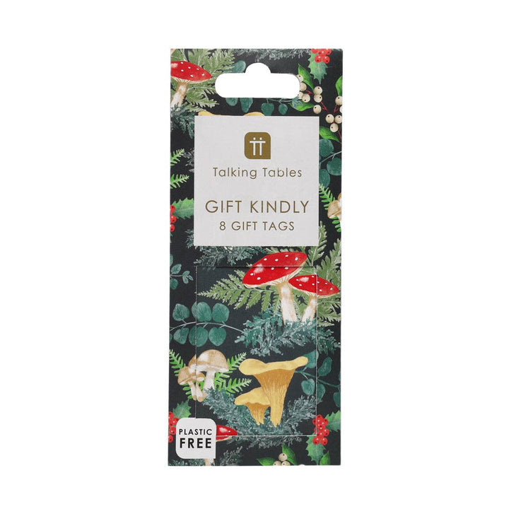 Forest Green Christmas Gift Tags 8 Pack