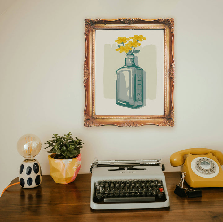 Bottle Study | Modern Paint By Numbers Kit