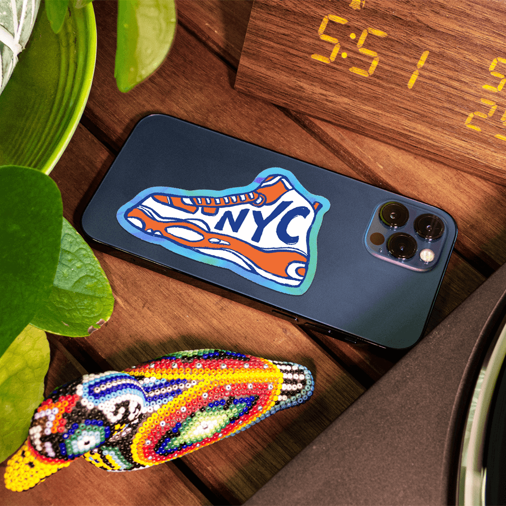 NYC Kicks Holographic Sticker