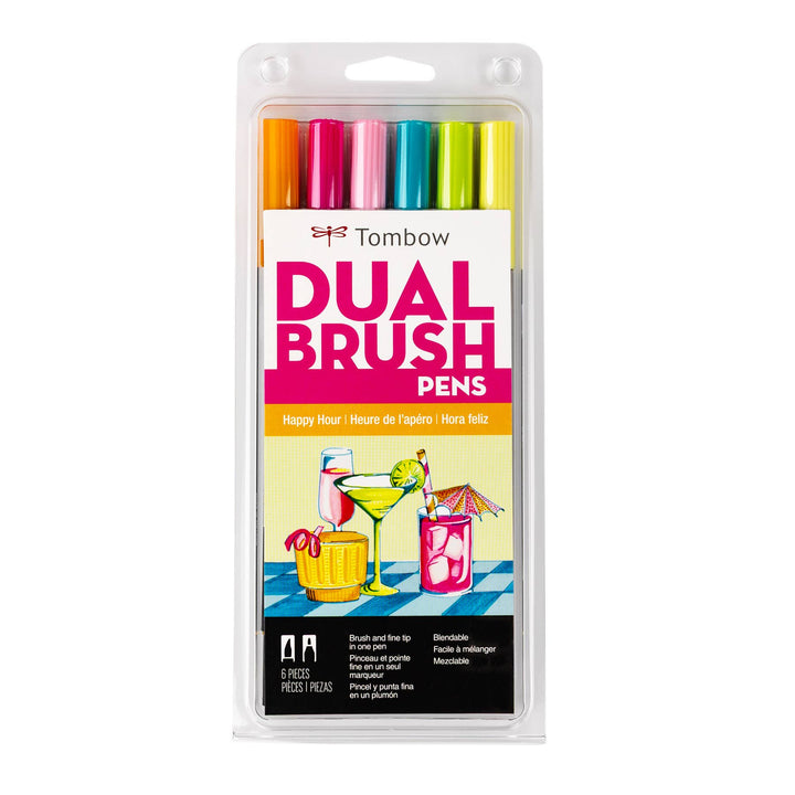 Dual Brush Markers: Happy Hour