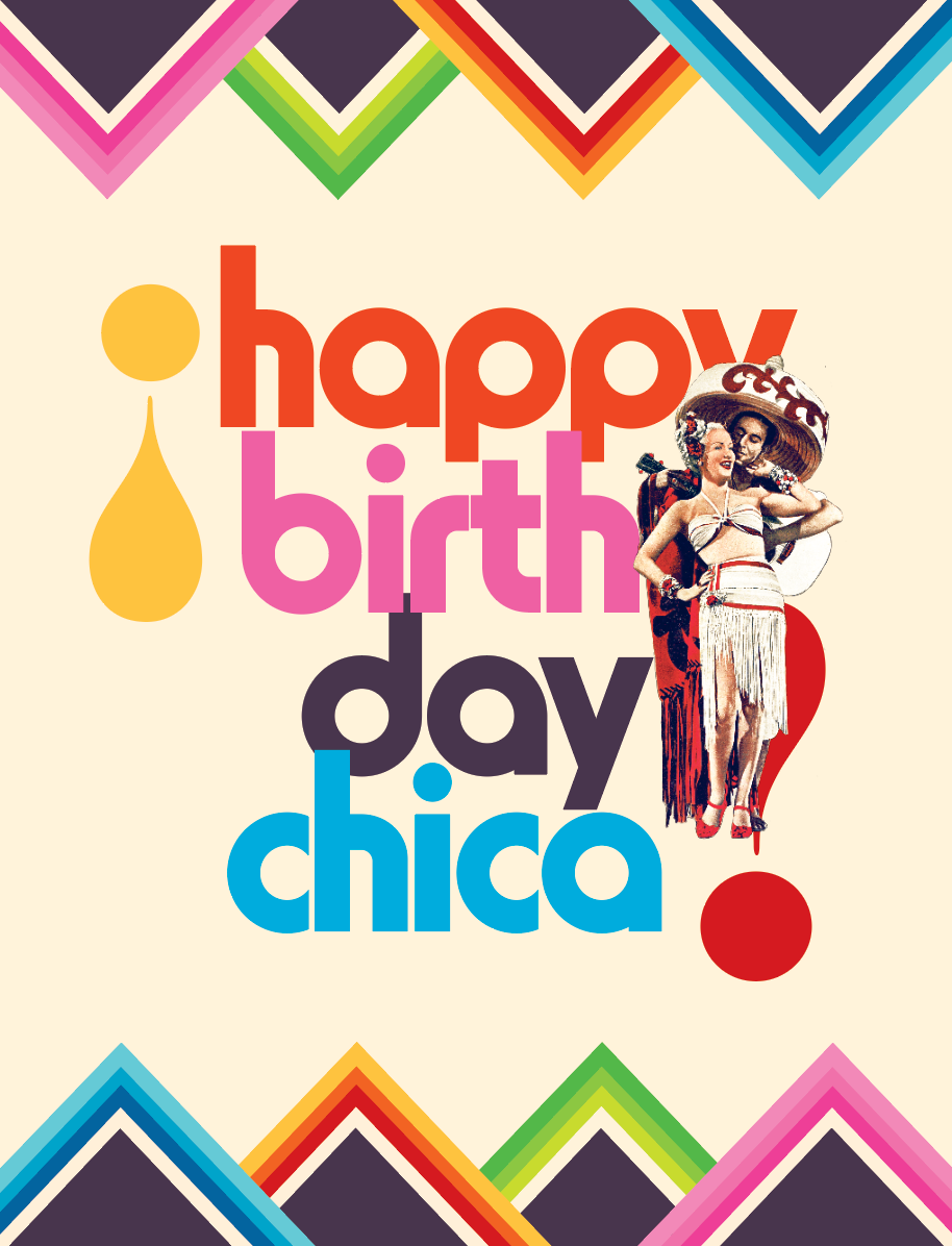 BIRTHDAY CHICA spanish birthday card