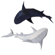 Tiger Sharks 3D PaperCraft Wall Art Origami Model