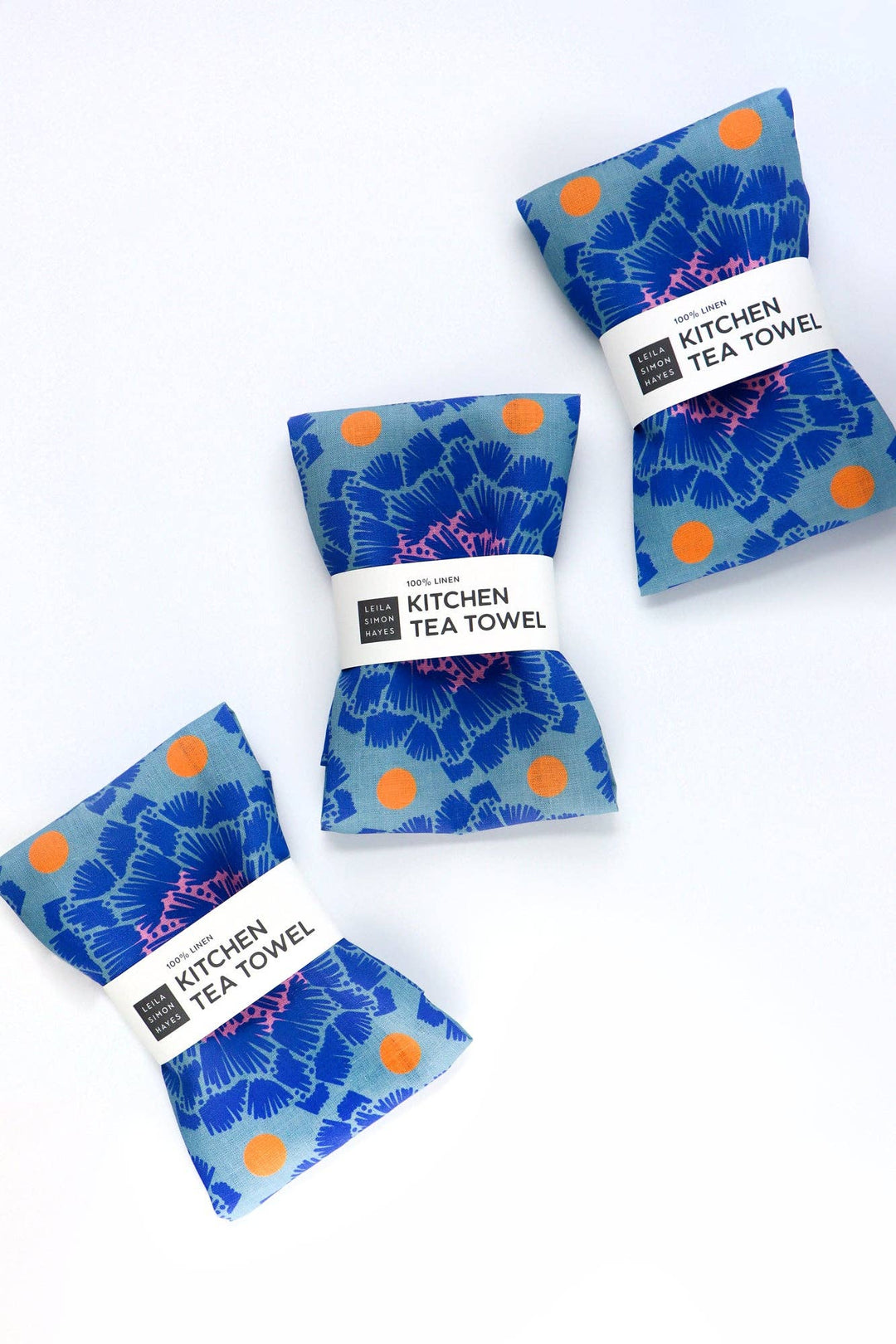 Expansion Tea Towel, blue