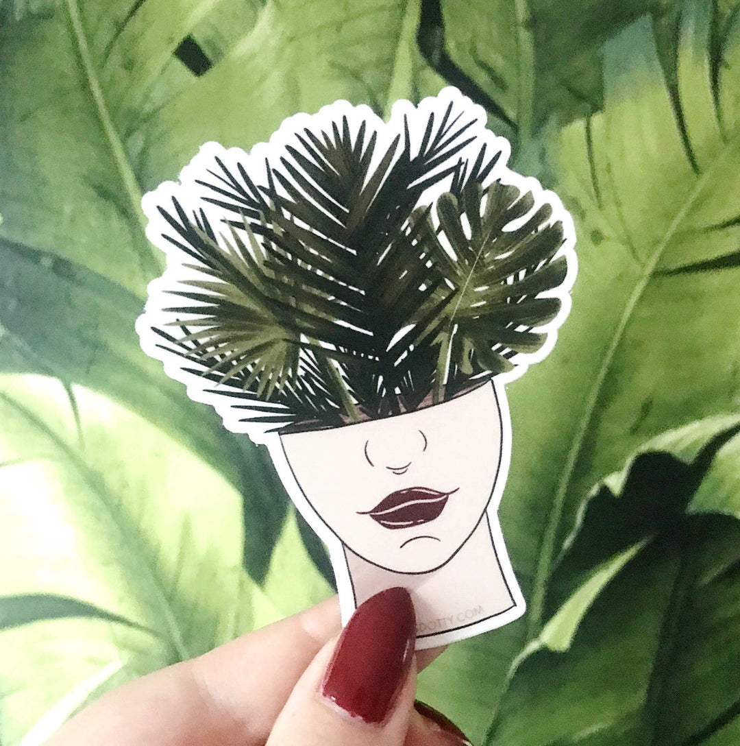 Plant Head Sticker