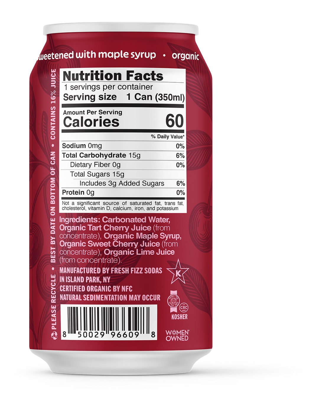 Tart Cherry - Natural Soda (12-Pack)