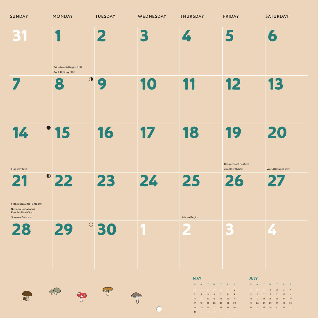 Studio Ghibli My Neighbor Totoro 2026 Wall Calendar