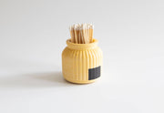 Apothecary Match Holder- Long Matches: Brick
