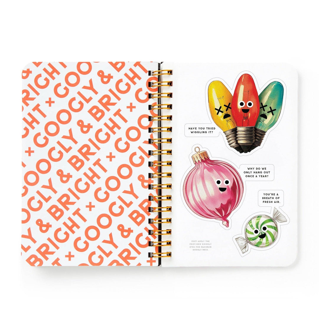 Brass Monkey Googly & Bright Holiday Sticker Book