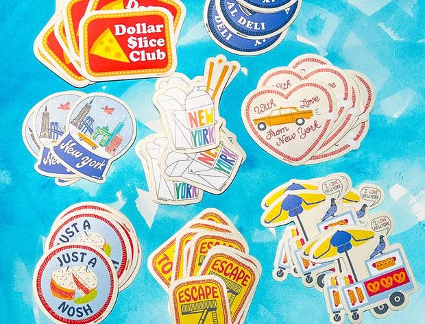 New York City I Love My Local Deli Coffee Cup Sticker