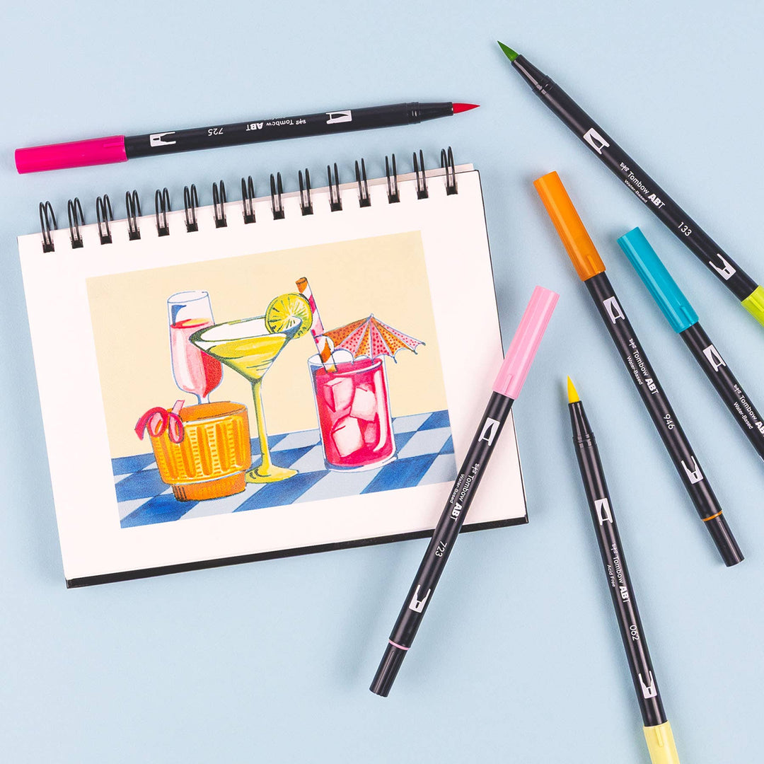Dual Brush Markers: Happy Hour