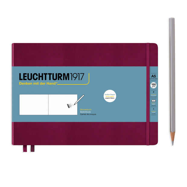 Sketchbooks - 150g/m² Paper Plain: Medium Landscape / Black