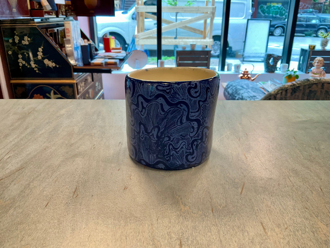 Blue Swirl Planter