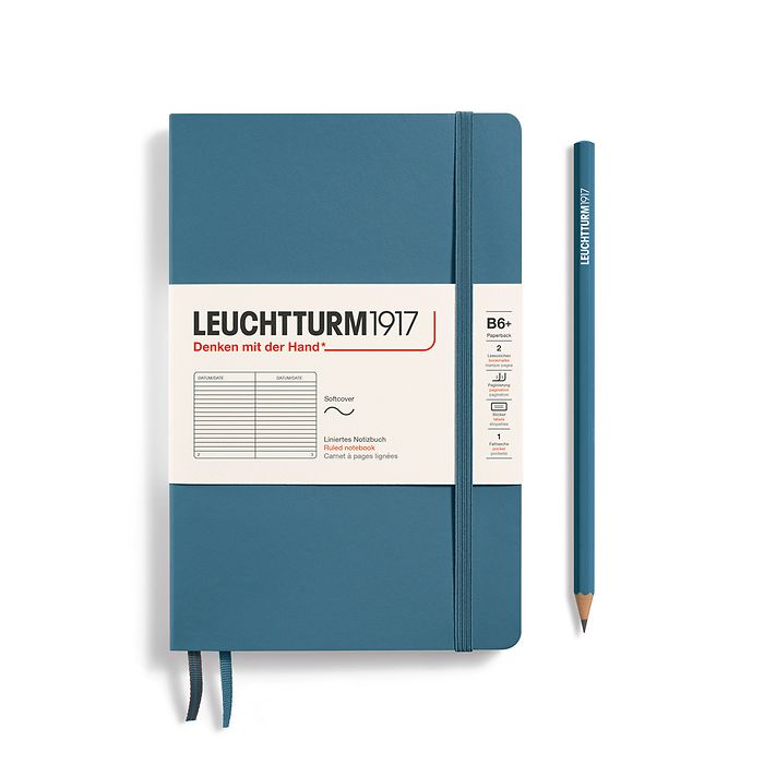 1917 Notebooks: Ruled Stone Blue (B6)