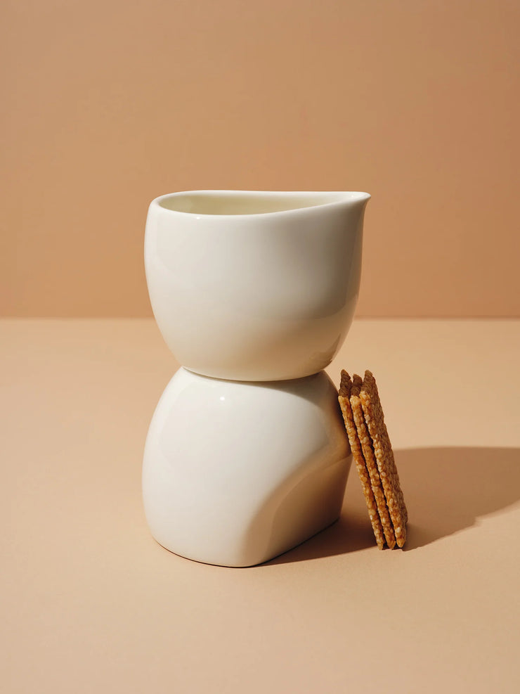 Fors Short White Pitcher