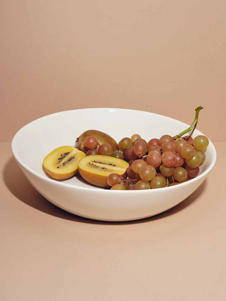 Fors Slanted White Serving Bowl
