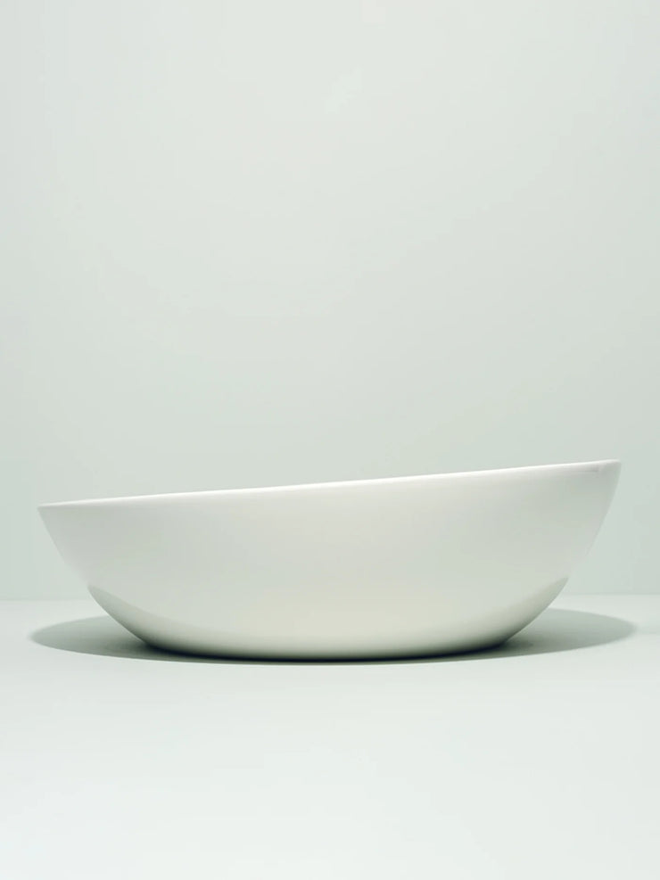 Fors Slanted White Serving Bowl