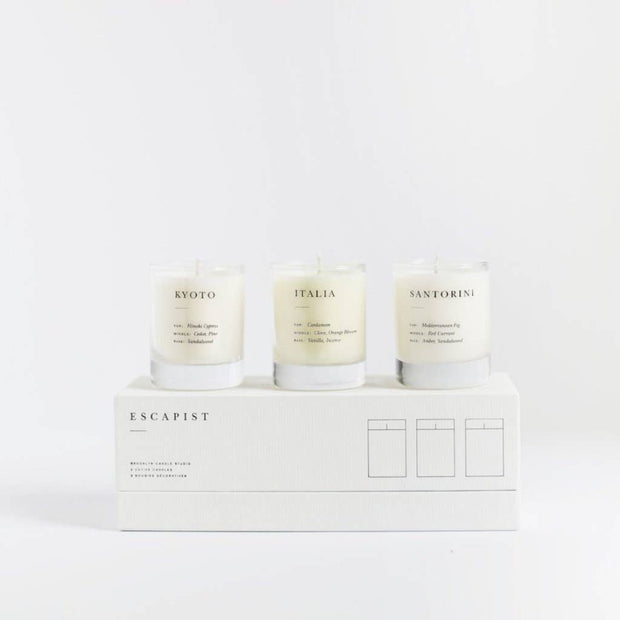 Earthy + Warm Escapist Votive Set