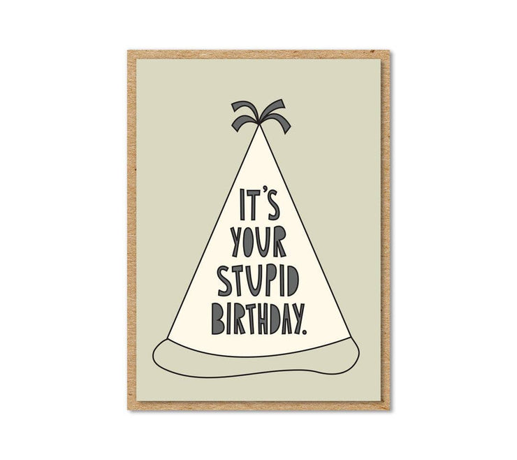 Stupid Birthday - Enclosure Card