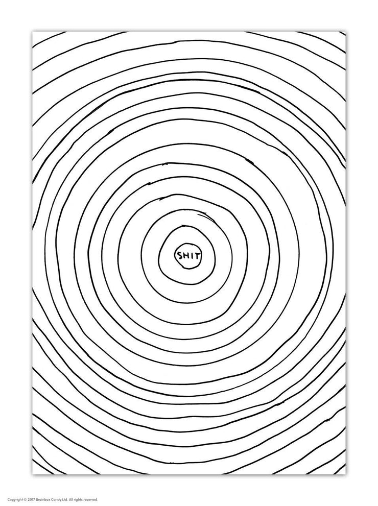 David Shrigley Postcard Shit
