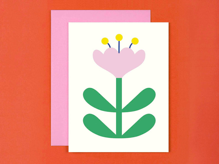 Flower Friend No. 3, Crocus Madame Blank Card