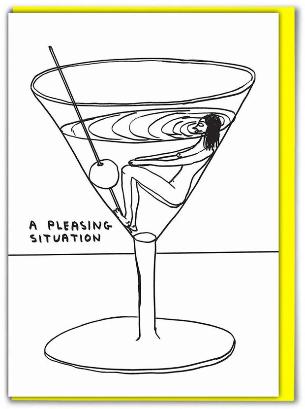 David Shrigley Card Pleasing Situation