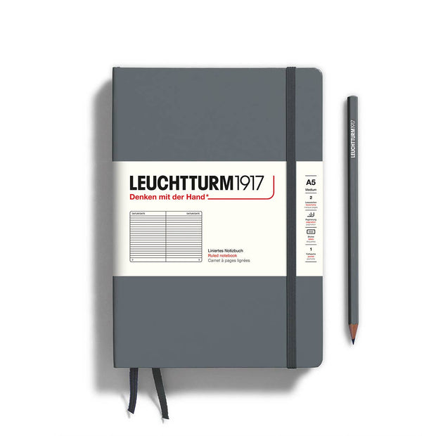 1917 Anthracite (Dark Grey) (A5) Notebook