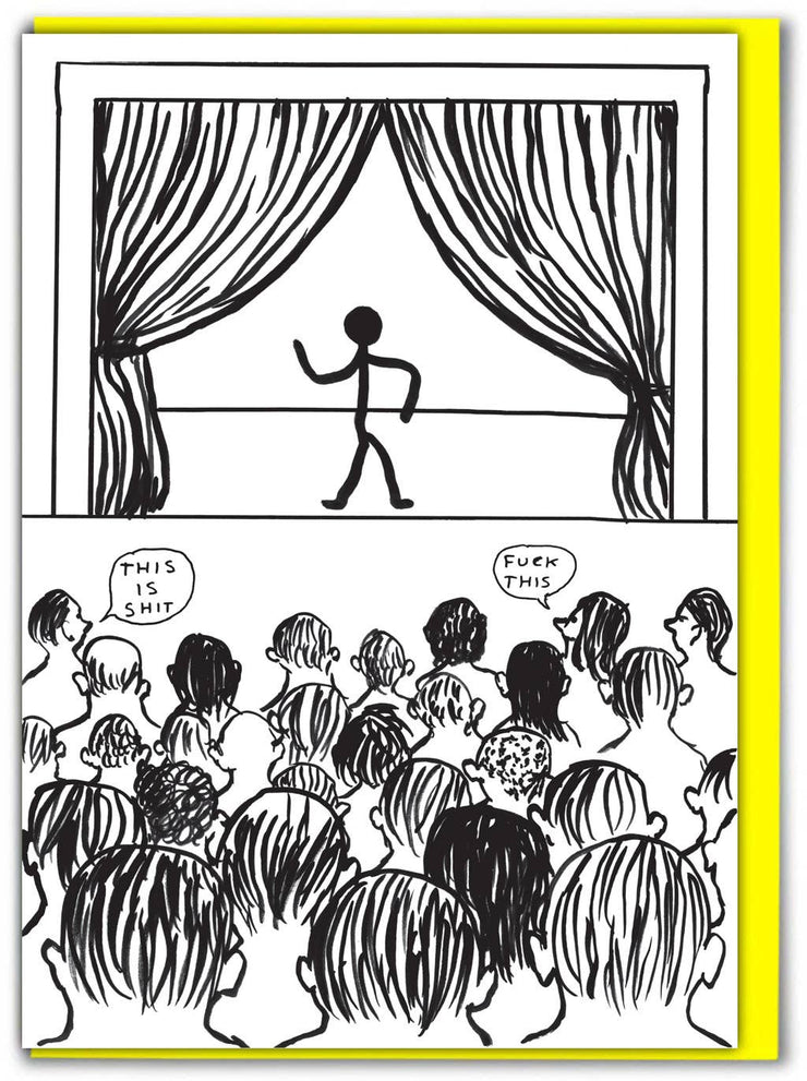 David Shrigley Stage Birthday Card