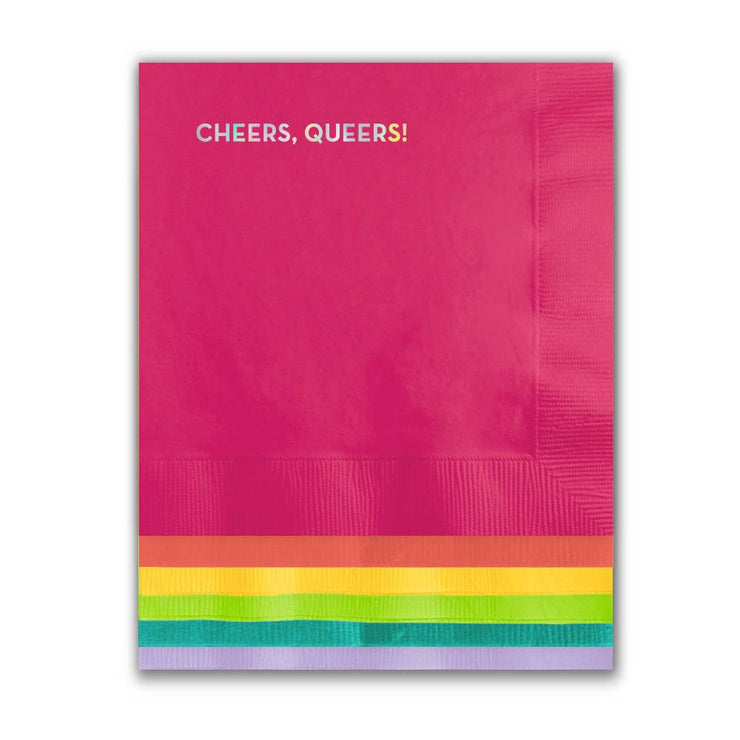 Cheers Queers! Cocktail Napkins